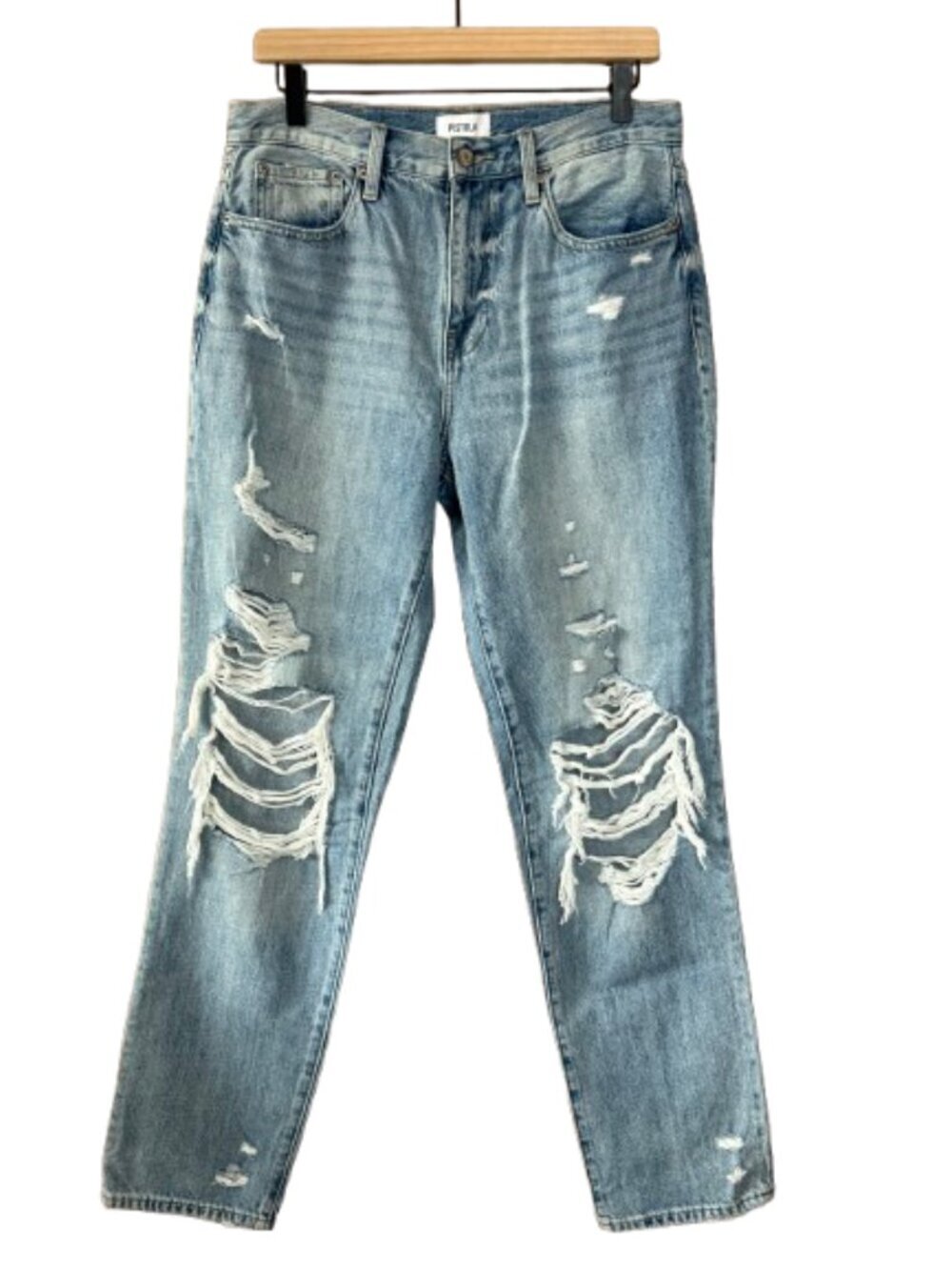 Women's 29 Pistola Presley Jeans Distressed Light Wash